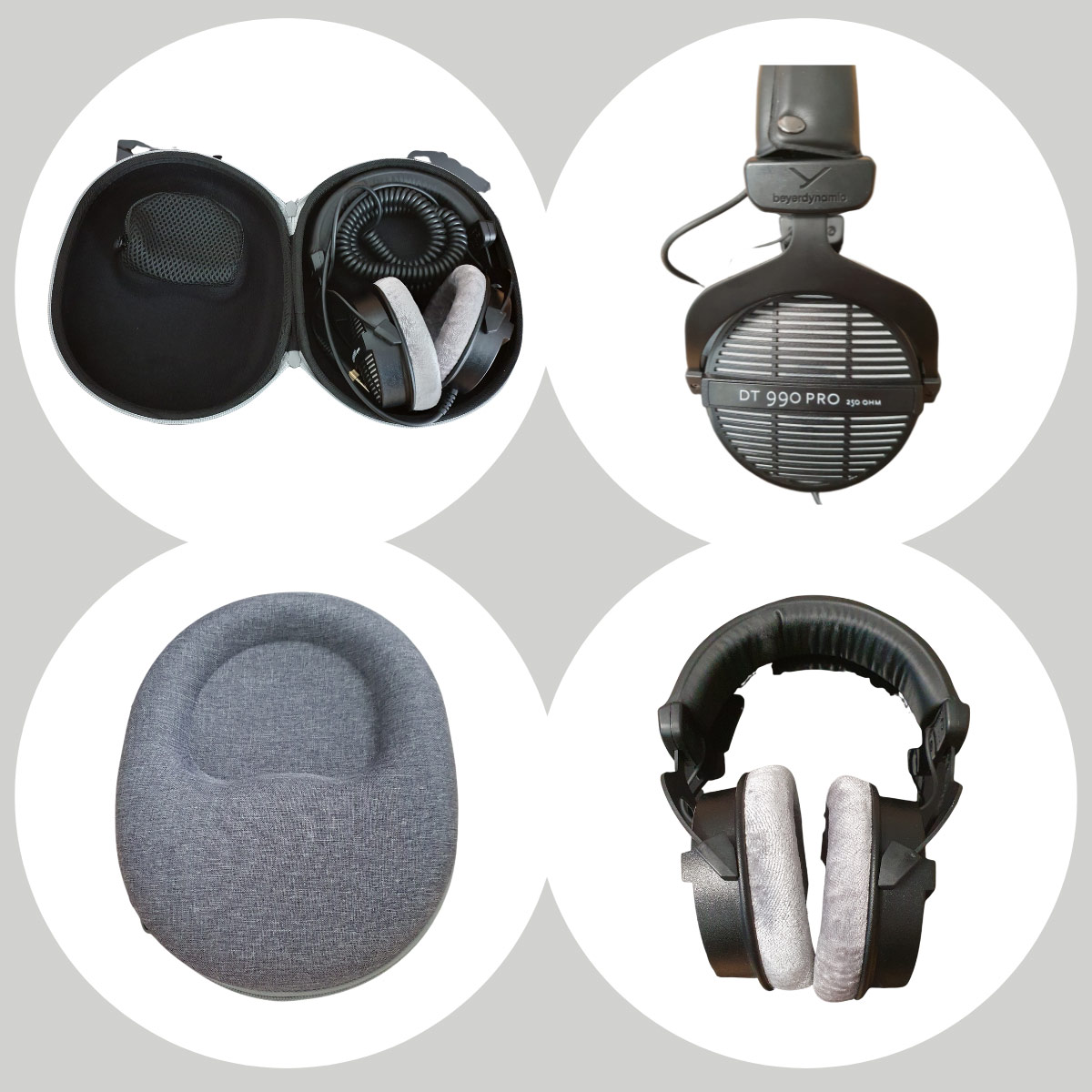 Beyerdynamic - beyerdynamic DT 990 PRO einseitig kabelgebundener Over-Ear-Studiokopfh�rer f�r Mixing, Mastering und Editing mit 250 O
