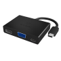 Icy Box - IB-DK4032-CPD Combo Adapter f�r Notebooks (IB-DK4032-CPD) [DE-Version, German Keyboard]