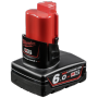 Milwaukee - M12B6 12V / 6,0 Ah Li-Ion Ersatzakku