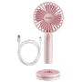 Esge - Unold Handventilator Breezy rosa-pink 5W 3 Stufen Magnetischer Standfu� (86614)