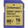 Intenso - SDHC 16 GB Class 10 UHS-I, Speicherkarte