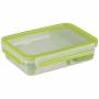 Emsa - Clip&Go Brunchbox 518099 1,2l Transparent/Gr�n