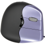 Evoluent Vertical Mouse 4 Small Re - Vertical Mouse 4 Klein RH (schwarz/violett) [DE-Version, German Keyboard]