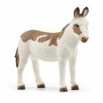 Schleich - Farm World Amerikanischer Esel, gefleckt, Spielfigur
