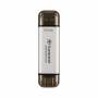 Transcend - ESD310 - SSD - 512 GB - extern (tragbar) - USB 3.2 Gen 2x1 (USB-C Steckverbinder) - Silber