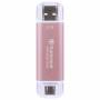 Transcend - ESD310P - SSD - 2TB - extern (tragbar) - USB 3,2 Gen 2x1 (USB-C Steckverbinder) - pink (TS2TESD310P)