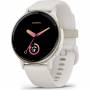 Garmin - v�voactive 5 - Ivory - intelligente Uhr mit Band - Silikon - Handgelenkgr��e: 125-190 mm - Anzeige 3,04 cm (1,2) - 4