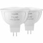 Philips - Hue LED Lampe MR16 2er Set 400lm White Color Amb.
