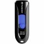 Transcend - 790 32GB JetFlash - 32 GB - USB 3.0 - Slide - Schwarz - Blau - 2.12 cm - 6.36 cm (TS32GJF790K)