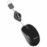 Targus - Compact Optical Mouse - Maus - optisch - verkabelt - USB - Grau, Schwarz (AMU75EU) [DE-Version, German Keyboard]