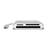 Alogic - Card Reader USB-C SD, Micro SD, Compact Flash Silver