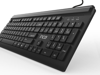 Inca - Tastatur IMK-377 Corded Set, Silent Tasten, USB, SW retail [DE-Version, German Keyboard]