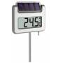Dostmann Electronic - Avenue Solar Garten-Thermometer Silber (30.2026)
