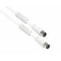 Good Connections - TV Antennenkabel wei� 1m