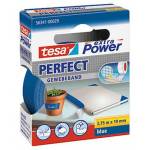 75m Gewebeband 2 / 19mm Bl Tesa 56341 - Gewebekleb. 2,75m x 19mm extra Power blau Perfekt 56341