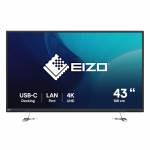 Eizo - EIZO FlexScan EV4340X-BK LED display 108 cm (42.5) 3840 x 2160 pixels 4K Ultra HD Noir