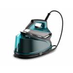 Rowenta - DG7623 2200 W 1,1 l Microsteam 400 Grundplatte Schwarz - Blau (DG7623)