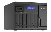 Qnap - QNAP TS-h886 NAS Tower Eingebauter Ethernet-Anschluss Schwarz D-1602 (TS-H886-D1602-8G)