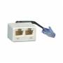 Metz Connect - METZ CONNECT UAE - Netzwerkadapter - RJ-45 (W) zu RJ-45 (M) - 10cm - Pearl White (130607440101-E)