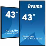 Iiyama - IIYAMA 108cm (43) LH4341UHS-B2 16:9 3xHDMI+USB IPS 4K retail