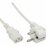 Inline - Inline Schuko To 3pin Iec Female White 5m 5m Blanc C�ble �lectrique