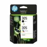 Hp - Tinte 305 6ZD17AE Multipack (BK/C/M/Y) [EURO-Version]