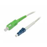 Synergy 21 Kabel, Dosen, Etc. - LWL-1-Faser-Patchk. 0.5mtr.LC-SC(APC8Grad), 9/125u, Schr�gschliff, Synergy21,