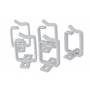 Digitus - DIGITUS Kabelf�hrungsb�gel 2HE f�r 483mm 44x100mm grau 10Stk