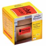 Avery - 7211 selbstklebendes Etikett Abgerundetes Rechteck Dauerhaft Rot (7211)