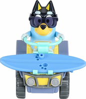 Moose Toys - Bluey Vehicle & Figure - Beach Quad, Spielfahrzeug