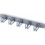 Rittal-werk - Rangierpanel 1HE HxT 43x105mm RAL 7035 Stahlb�gel