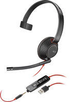 Hp Poly - HP POLY Poly Blackwire 5210 - Blackwire 5200 series - Headset - On-Ear - kabelgebunden - aktive Rauschunterdr�ckung - 3,5 m