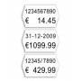 Avery - Removable Price Lables - Etiketten - self-adhesive - wei� - 26 x 16 mm 1200 Etikett(en)