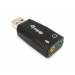 Equip - Soundkarte USB-A 2x3.5mm Stereo Mic-In Line-Out extern