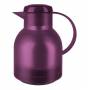 Emsa - SAMBA Isolierkanne, 1 Liter (aubergine, QUICK PRESS Verschluss)