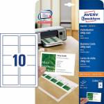 Avery - Quick&Clean - Visitenkarten - wei� - 200 g/m2 - 25 Stck. 250) (C32011-25)