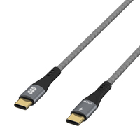 Efb Usb-c Kabel 100w Pd 3.0 5a E-marker Chip 3m Grau - EFB Elektronik USB-C Kabel 100W PD 3.0 5A E-Marker Chip grau - Kabel - Digital/Daten (USB-CC-00004)