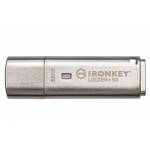 Kingston - USB-Stick IronKey Locker+ - USB 3.2 Gen 1 (3.1 Gen 1) - 32 GB - Silber