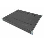 Digitus - DIGITUS Fachboden 1HE 44x482x350-500mm bis 50kg schwarz vari
