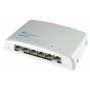 Teleg�rtner - Mini-Verteiler MPD6-HS K Cat.6A - Patch Panel - Lichtgrau, RAL 7035 - 6 Ports - geschirmt