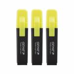 Gelb 3 St. Genie Textmarker - GENIE Textmarker gelb 3 Stk.