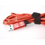Smrter - smrter Hydra ULTRA 5in1 Nylon-Ladekabel, 120cm, red retail