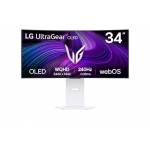 Lg - UltraGear 34GX90SA-W - OLED-Monitor - Gaming - gebogen - 86.2 cm (34) (34GX90SA-W.AEU)