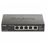 D-link - DGS 1100-05PDV2 - Switch - Smart - 5 x 10/100/1000 (2 PoE) - Desktop - PoE (18 W)