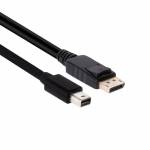 Club 3d - Kabel Video Mini DisplayPort 1.2 => DisplayPort 1.2 HBR2 ST/ST 2,0m 30AWG *Club3D*
