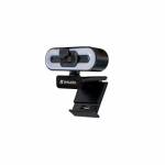 Verbatim - Webcam mit Mikro+Licht AWC-02 Full HD 1080p Autof retail