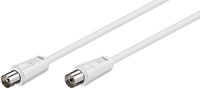 Tecline - exertis Connect - Antennenverl�ngerungskabel - 50 cm - doppelt abgeschirmtes Koaxialkabel - 75 dB - wei� (39900400)