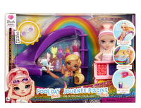 Mga Entertainment - Rainbow High Little - Pool Day with Blush Spielset, Spielfigur