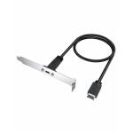 Graugear - GRAUGEAR Verl�ngerungskabel mit PCI Blende,Type-E auf Type-C retail