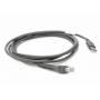 Zebra - USB-Kabel, 4,5m, gedreht USB-Kabel (Typ A): 4,5m, gedreht, Kabelcode U09 (CBA-U09-C15ZAR)